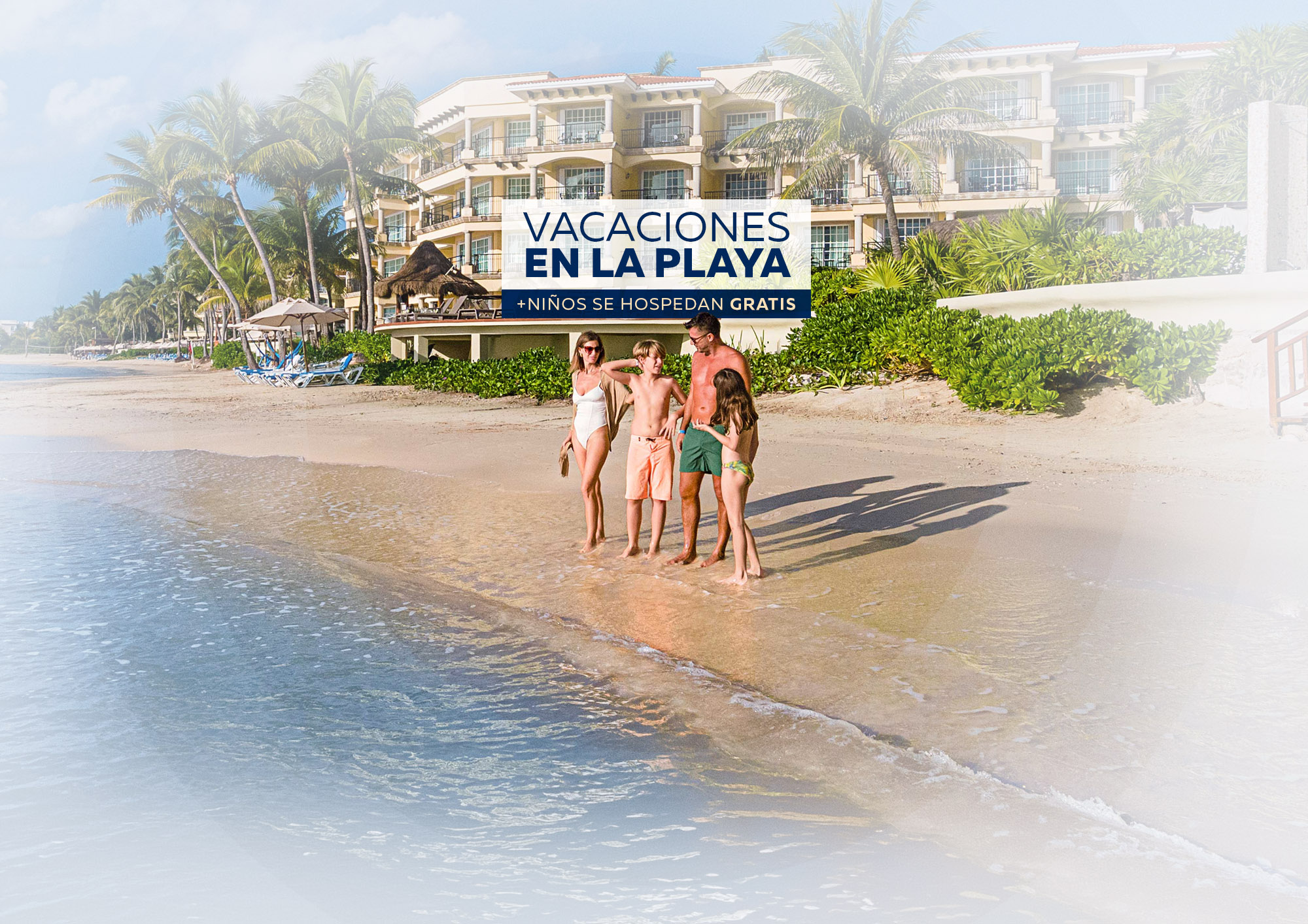 Familia en la playa