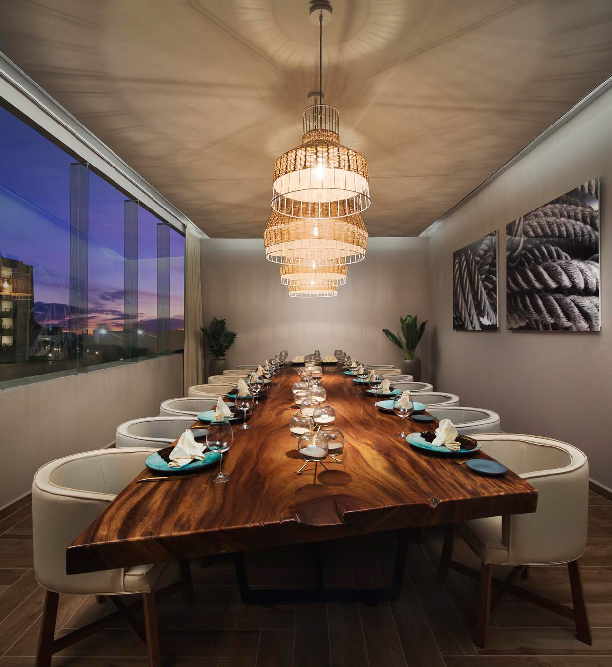 Vista del restaurante